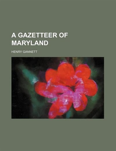 Couverture_A Gazetteer of Maryland