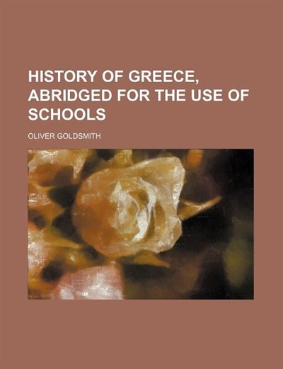 Front cover_History of Greece, Abridged for the Use of Schools