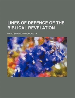 Front cover_Lines of Defence of the Biblical Revelation