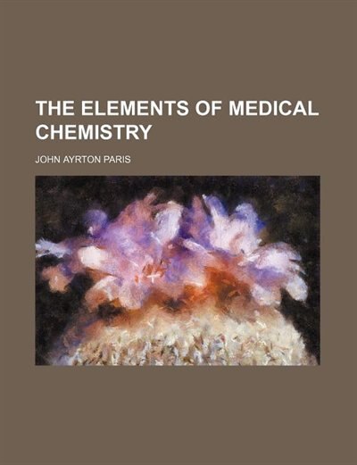 Front cover_The elements of medical chemistry