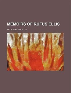 Front cover_Memoirs of Rufus Ellis