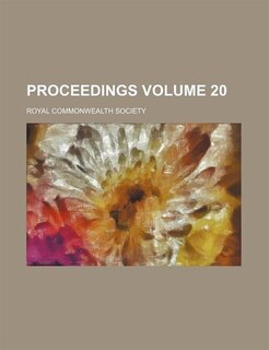Front cover_Proceedings Volume 20