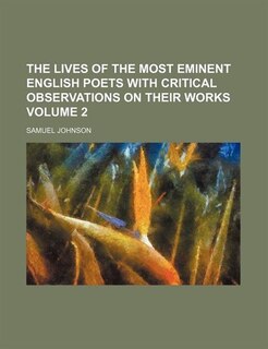 Couverture_The Lives of the most eminent English poets with critical observations on their works Volume 2