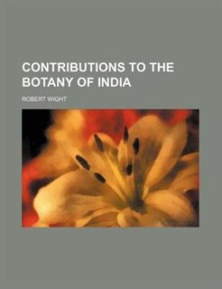 Front cover_Contributions to the botany of India