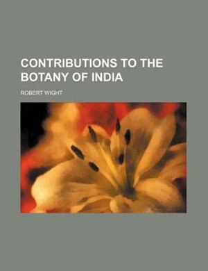 Front cover_Contributions to the botany of India