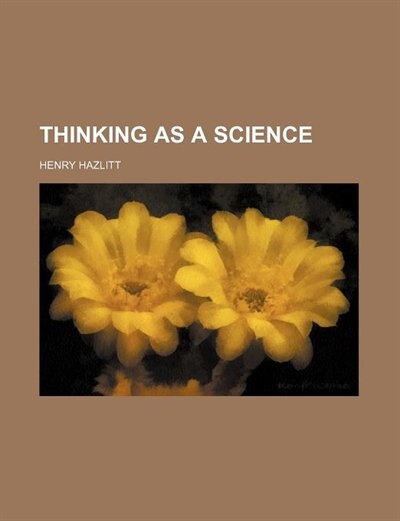 Couverture_Thinking as a Science
