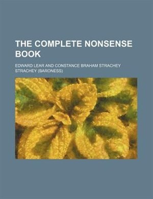 Couverture_The Complete Nonsense Book