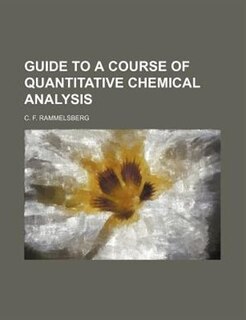 Couverture_Guide to a course of quantitative chemical analysis
