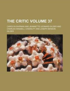 Front cover_The Critic Volume 37
