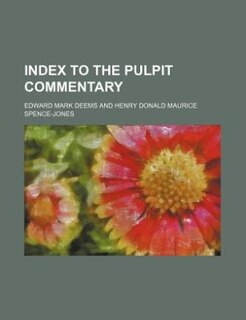 Front cover_Index to The pulpit commentary