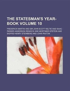 Front cover_The Statesman's year-book Volume 10