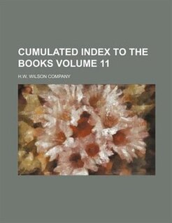 Couverture_Cumulated index to the books Volume 11