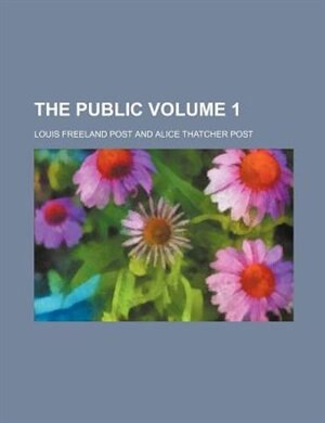 Front cover_The Public Volume 1
