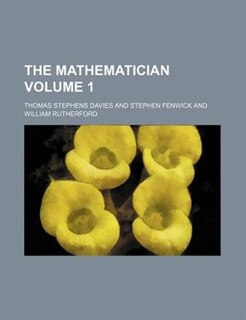 Couverture_The Mathematician Volume 1
