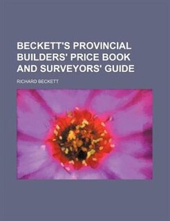 Front cover_Beckett's Provincial builders' price book and surveyors' guide