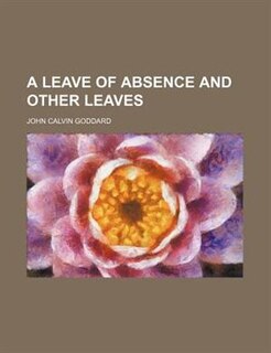 Front cover_A leave of absence and other leaves