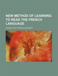 Couverture_New method of learning to read  the French language