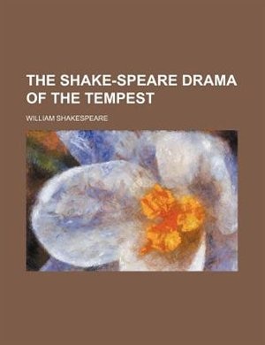 Couverture_The Shake-speare drama of The tempest