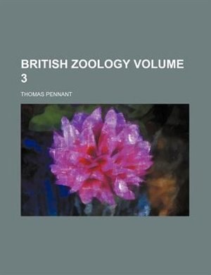 Couverture_British zoology Volume 3