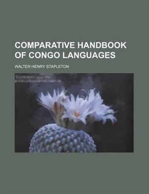 Comparative handbook of Congo languages