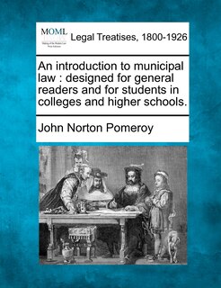 Front cover_An Introduction To Municipal Law