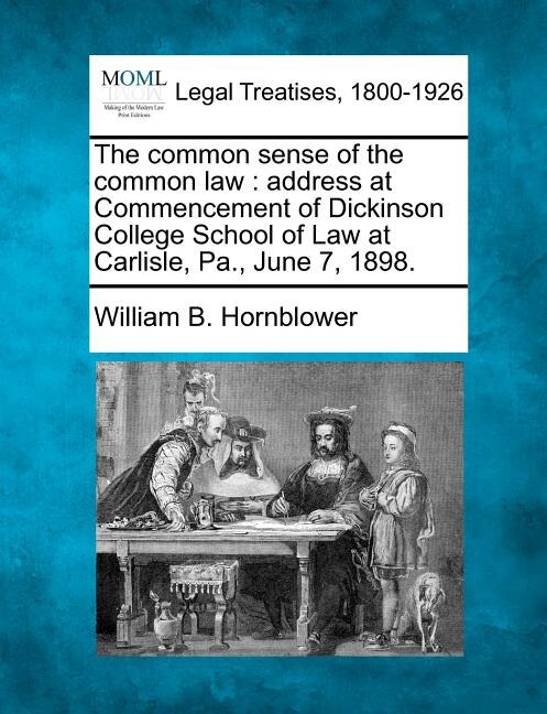 Front cover_The Common Sense Of The Common Law