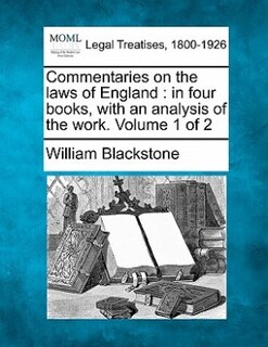 Couverture_Commentaries On The Laws Of England