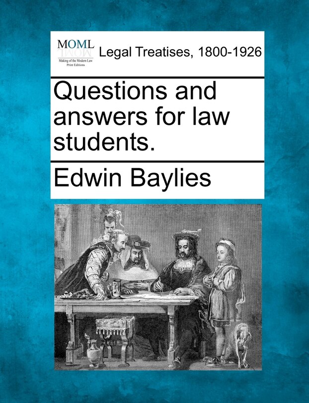 Couverture_Questions And Answers For Law Students.