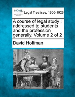 Front cover_A Course Of Legal Study