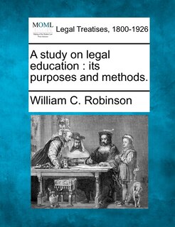 Front cover_A Study On Legal Education