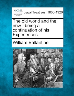 Couverture_The Old World And The New