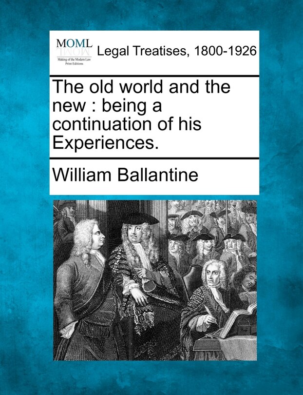 Couverture_The Old World And The New