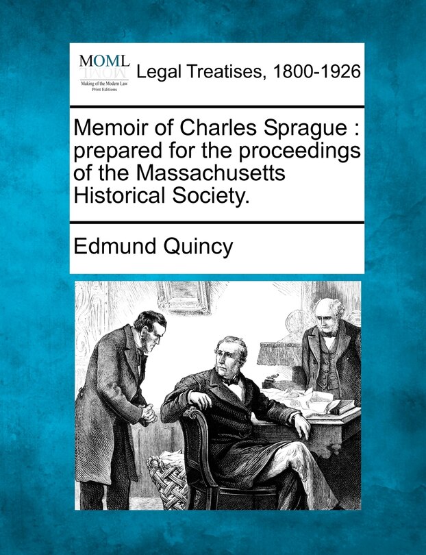 Couverture_Memoir Of Charles Sprague