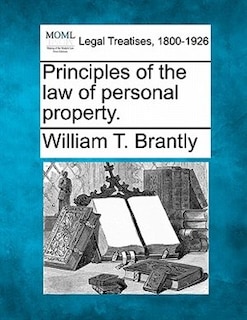 Couverture_Principles Of The Law Of Personal Property.