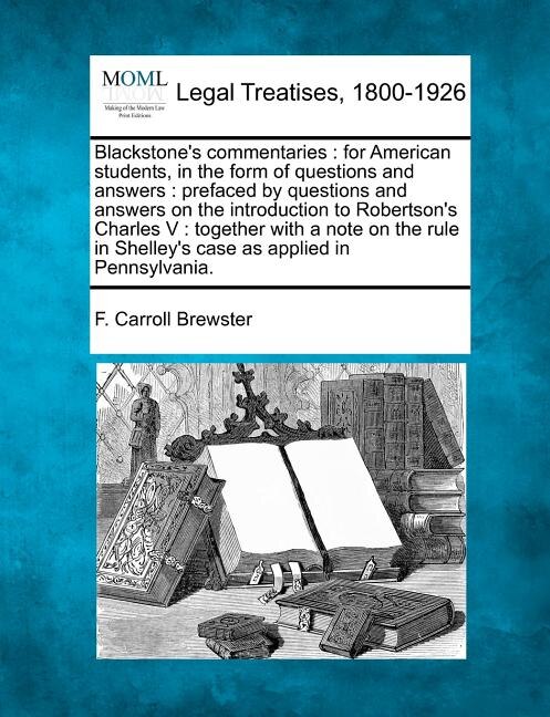 Front cover_Blackstone's Commentaries