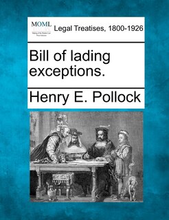 Couverture_Bill Of Lading Exceptions.