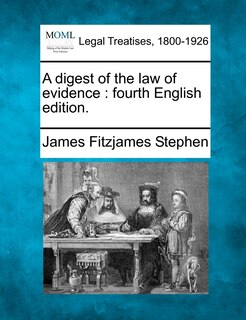 Front cover_A Digest Of The Law Of Evidence