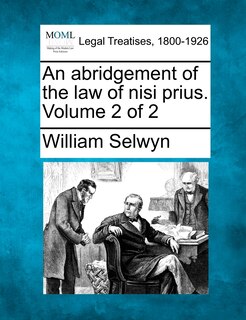 Front cover_An Abridgement Of The Law Of Nisi Prius. Volume 2 Of 2