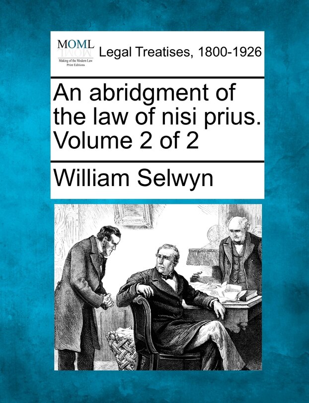 Front cover_An Abridgment Of The Law Of Nisi Prius. Volume 2 Of 2