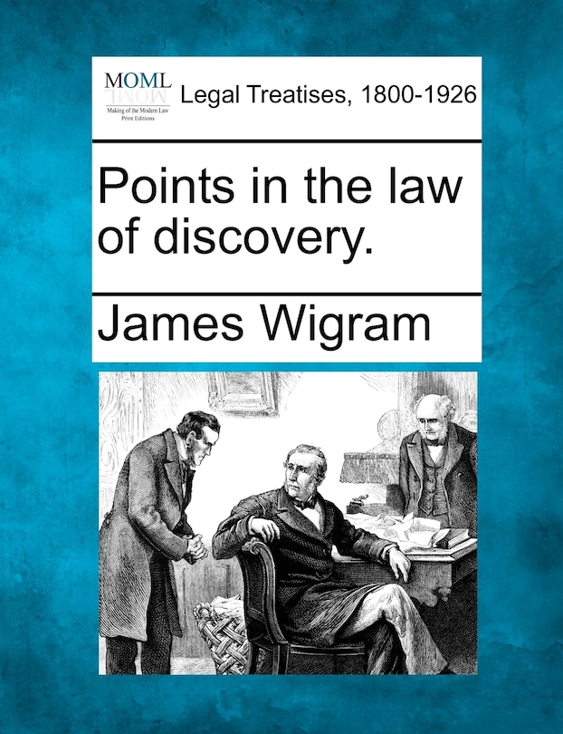 Front cover_Points In The Law Of Discovery.