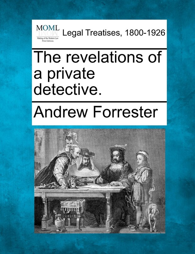 Couverture_The Revelations Of A Private Detective.