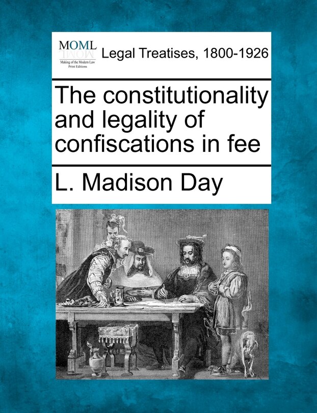 Couverture_The Constitutionality And Legality Of Confiscations In Fee