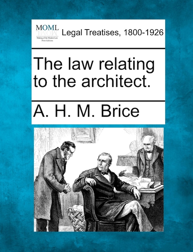 Couverture_The Law Relating To The Architect.
