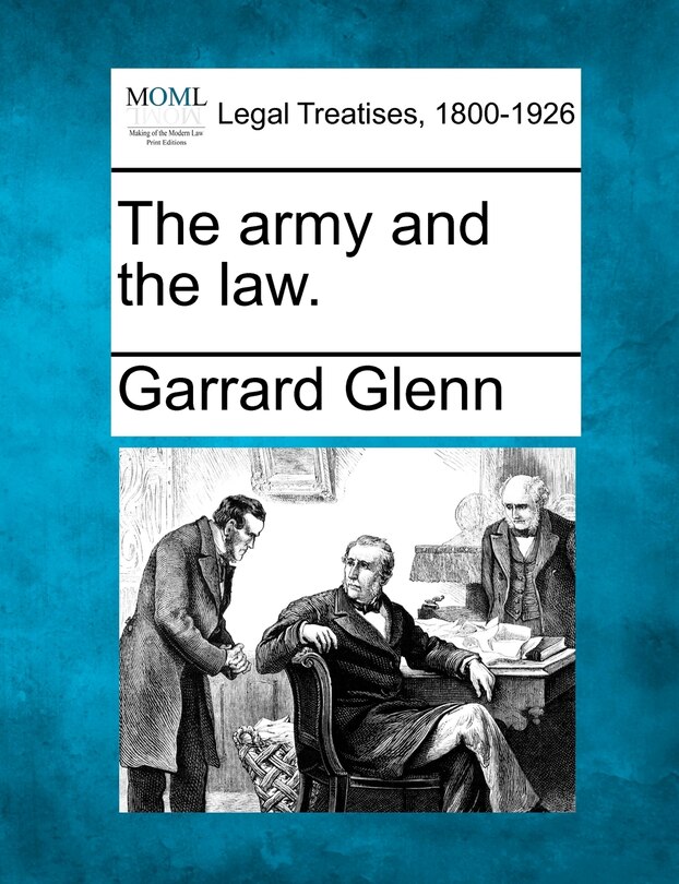 Front cover_The Army And The Law.