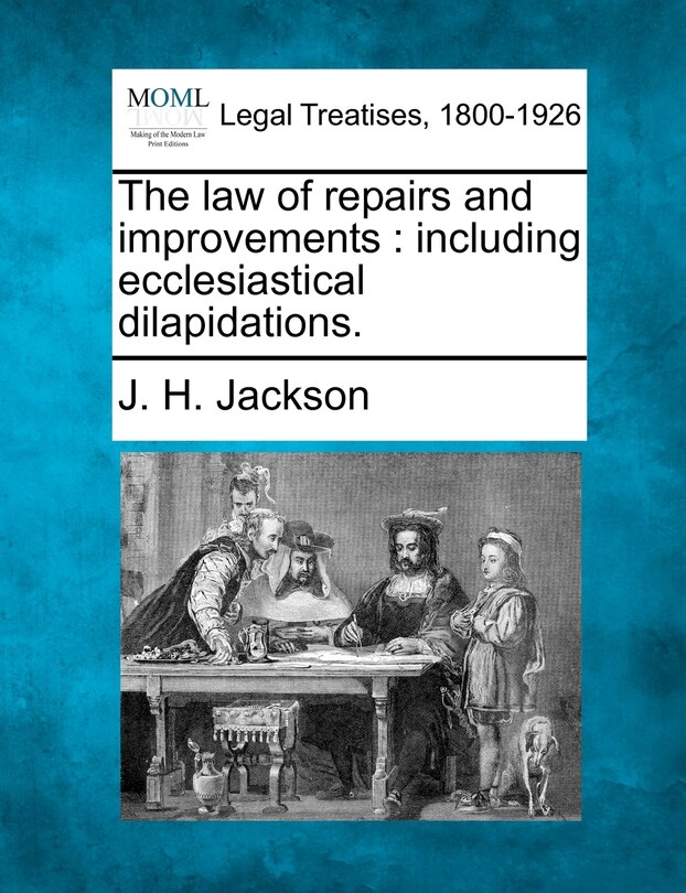 Couverture_The Law Of Repairs And Improvements