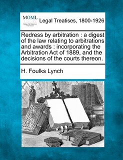 Couverture_Redress by Arbitration