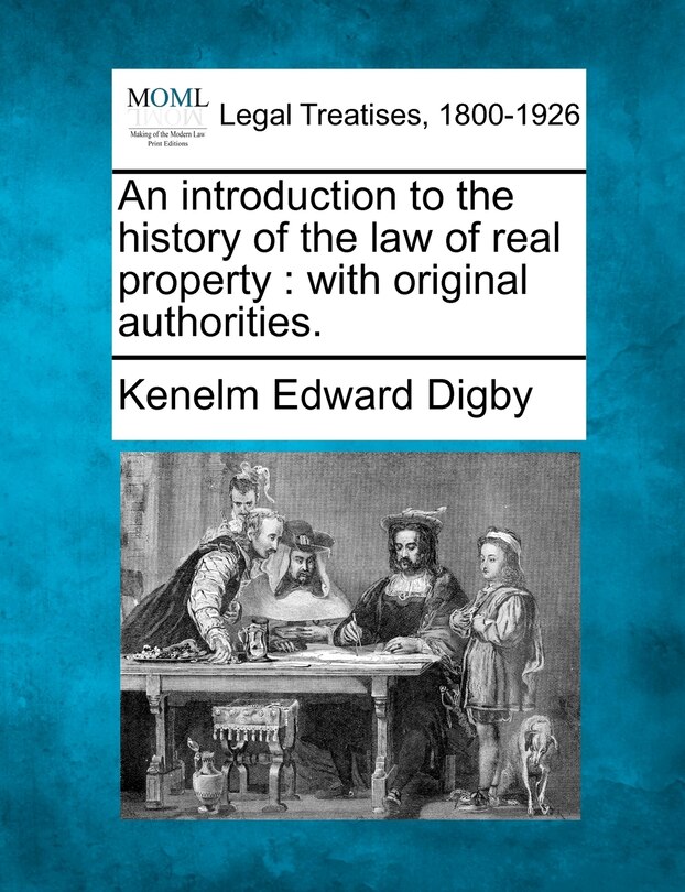 Couverture_An Introduction To The History Of The Law Of Real Property