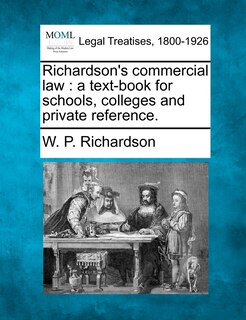 Front cover_Richardson's Commercial Law