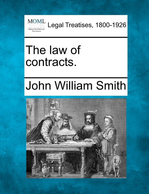 Front cover_The Law Of Contracts.