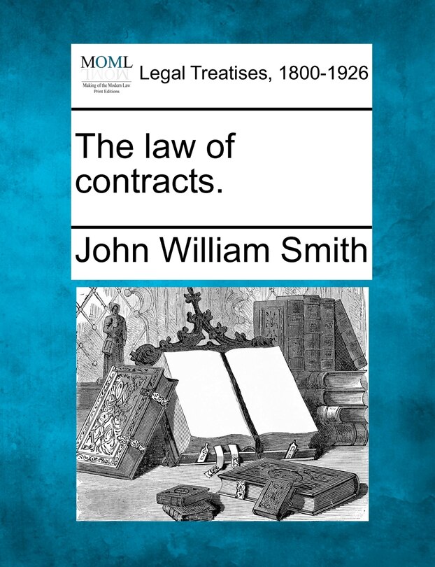 Front cover_The Law Of Contracts.